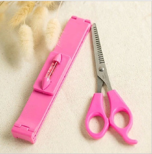 Special offer Korea DIY scissors Liu Haiji Liu Hai trimmer Cut bangs tool set Liu Haiqi
