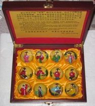 Baoding iron ball fitness ball handball health ball painting Jinling 12 hairpin Foreign Affairs collection gift ball