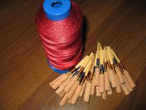 ZJ-REEDS oboe whistle special cable (one roll) Wine red