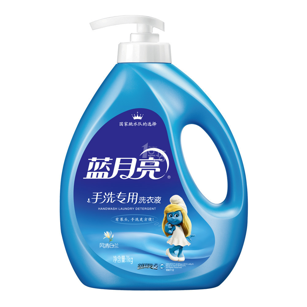 蓝月亮 手洗专用洗衣液瓶装 风清白兰 1kg