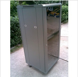 Physical store Weilong style 36U network cabinet 600*600*1 8m network cabinet front glass rear mesh door