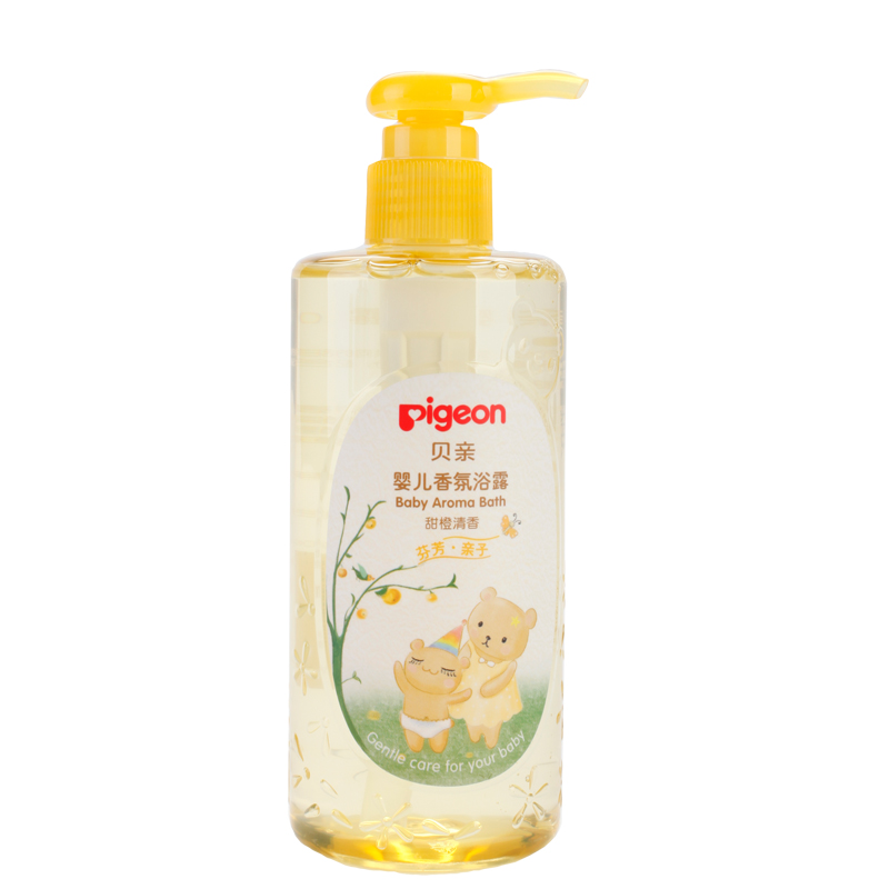 贝亲 婴儿香氛沐浴露300ml (甜橙清香) 宝宝沐浴乳沐浴液IA144