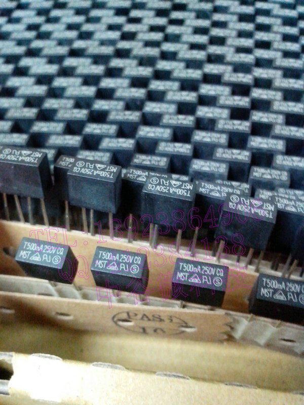 T500MA250V 0 5A Taiwan Gongde CONQUER MST 500 fuse square original