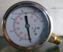 YN60 6Kg 80Psi shock pressure gauge Shanghai Zhengbao pressure gauge factory
