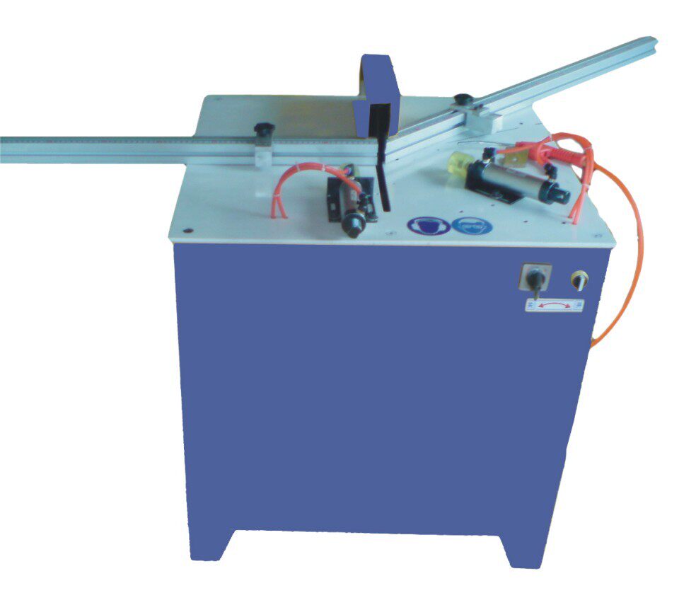 Cabinet door 45 degree cutting machine crystal steel door cutting machine crystal steel door cutting machine saw aluminum machine