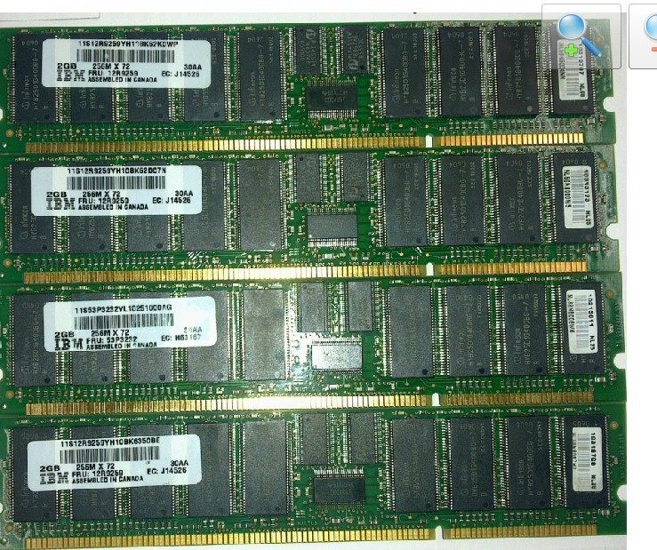 IBM 4454 53P3232 12R9259 (4X2G)=8G   P630 P650  P5 575