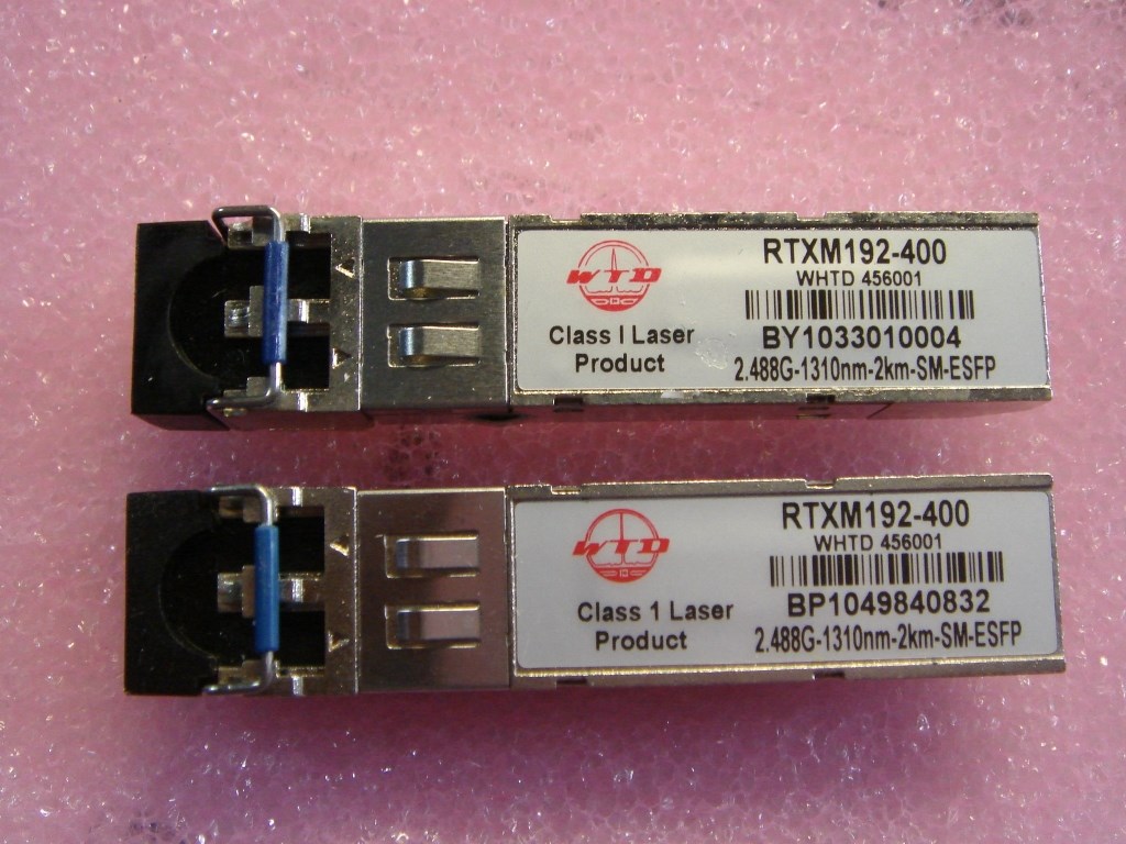 Optical module WTD RTXM192-400 2 488G 2 5G-1310NM-2KM