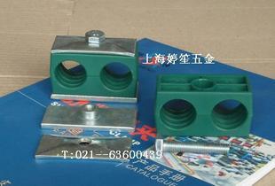 Double-hole oil pipe clamp double-hole pipe clamp light tube card TTPG1--18MM