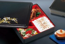 New Japanese lunch box four-grid bento box Four-grid fast food box is convenient when the box delivery box set box