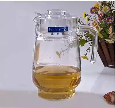 Bow and arrow Le Meiya lead-free glass kettle Cold water kettle Beverage juice kettle Large capacity herbal tea kettle thickened glass