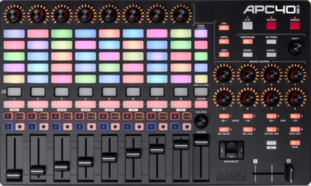 Yajia AKAI APC40 MK2 MIDI VJ dedicated video console to Arena VJ software SF
