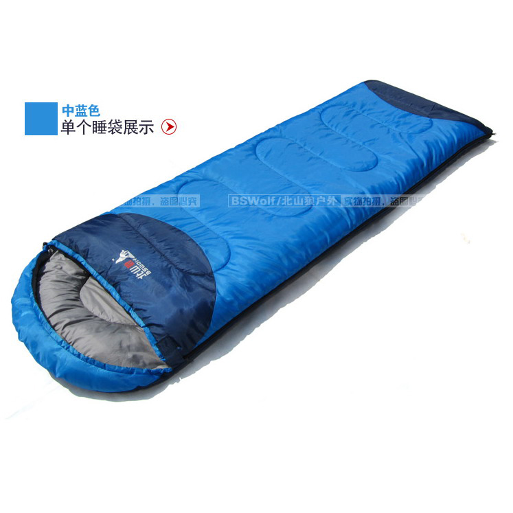 Splicing Envelope Type Lovers Sleeping Bag Cotton Sleeping Bag Spring Summer Autumn Three-quarters Sleeping Bag