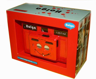 Retro negatives camera HOLGA135TIM red half g double gg All135 glue roll camera idea gift
