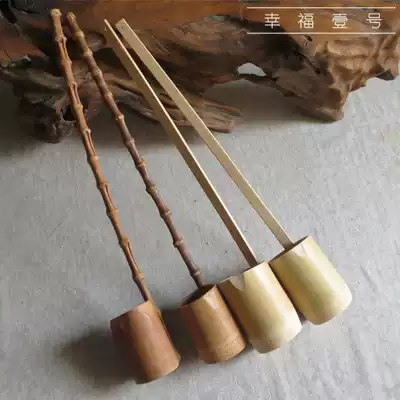 Bamboo wine raisins Bamboo oblique mouth paint-free wine spoon, wine spoon, wine hanger, wine spoon tool, wine spoon