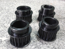 Industrial pulley synchronous pulley 45#steel blackened T5 30 tooth pulley custom arc tooth synchronous wheel