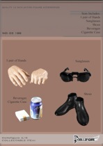 Three Tours Cool Play DOLLSFIGURE Gothic Gothic 1 6 CC188 Mens Accessories Spot