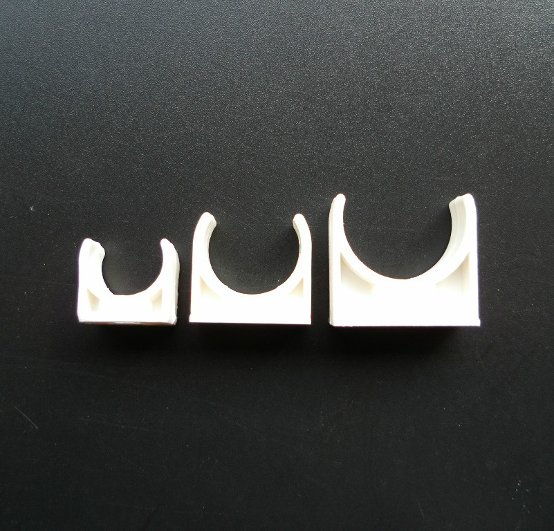 PVC wire pipe clamp U type pipe clamp forcing code 20mm per pack