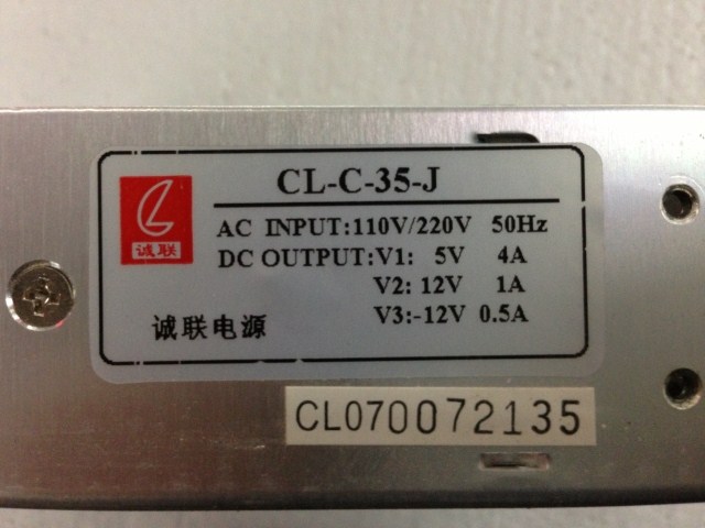 Real Body Shop Honest three-way power supply CL-C-35-J 5V3A12V1A-12V0 5A 35W