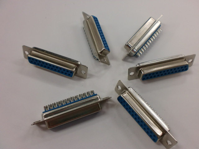 Parallel bu seat DB25 25 needle mother head DB25 connector 25 holes DB25 hole 10 6 Yuan
