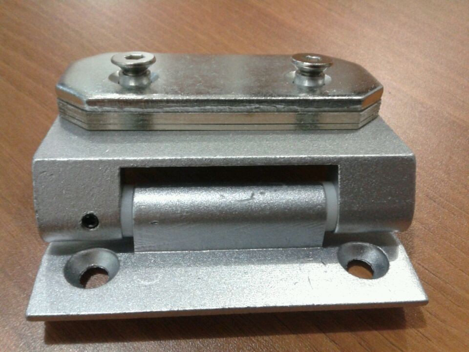 Finished high partition hinge finished glass partition hinge glass door hinge aluminium alloy frame glass door hinge 