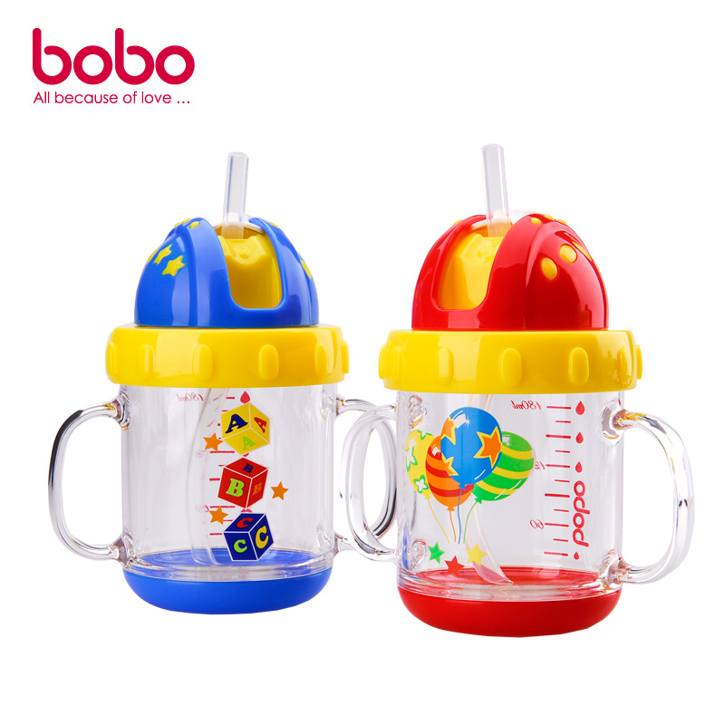 乐儿宝bobo 婴幼儿 学饮杯 吸管杯/水杯 BB305D 不含BPA