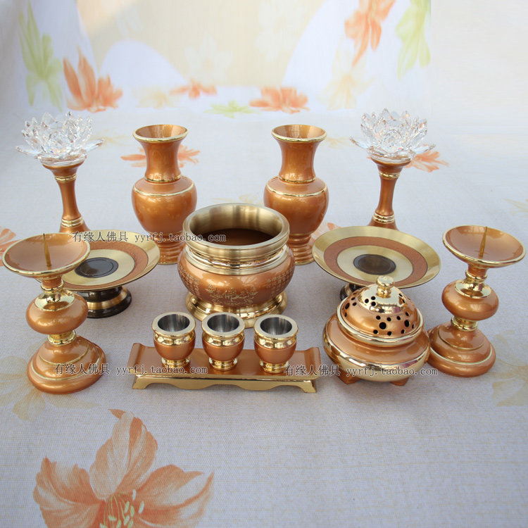 Buddha's pure copper suit Buddha front supply for the Buddha vase for the lamp candleholder Buddha Suit Pendulum supplies TZ02