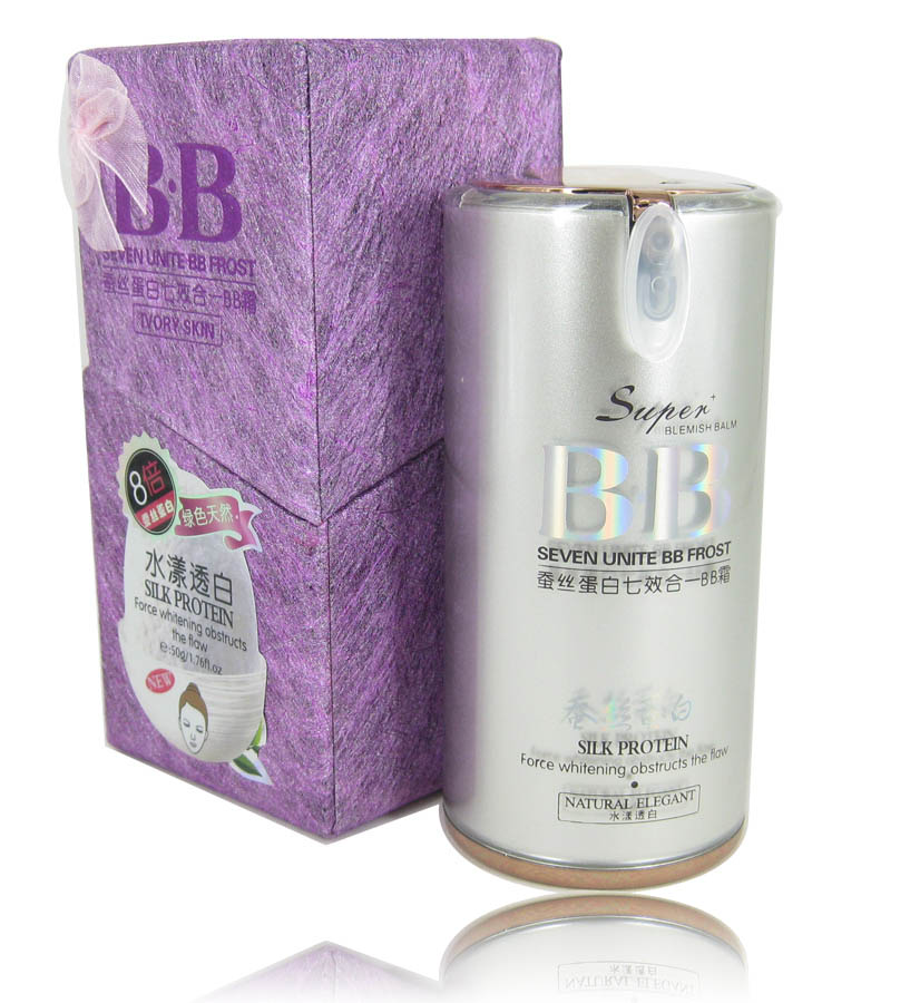 一枝春BB霜蚕丝蛋BB霜水漾透白50G保湿遮盖自然清莹绿白皙