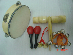 Young children puzzle toys Orff instrumental children percussion instrument combinations of musical instruments