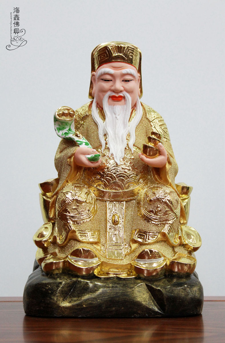 Haixin Buddha with Buddhist supplies Solemn Buddha Statue of Zhangmu Base Land Gongfu Dezheng