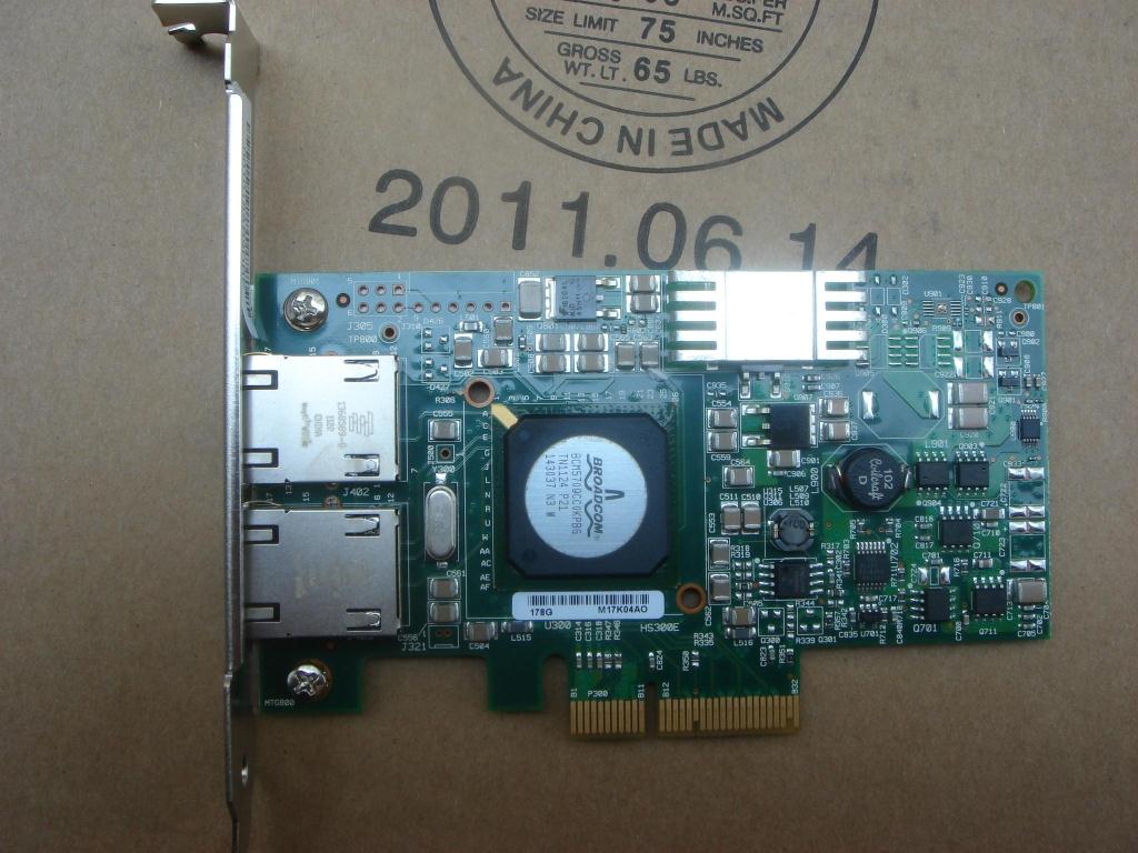 DELL Dell Broadcom 5709 Dual Port 1000M Server Network Card PCI-E 4X Interface