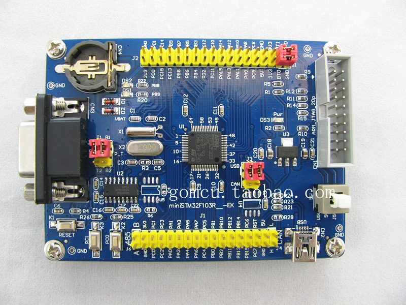 mini STM32F103RCT6 core board Blue oil Cortex-M3 core 72MHz frequency can be invoiced