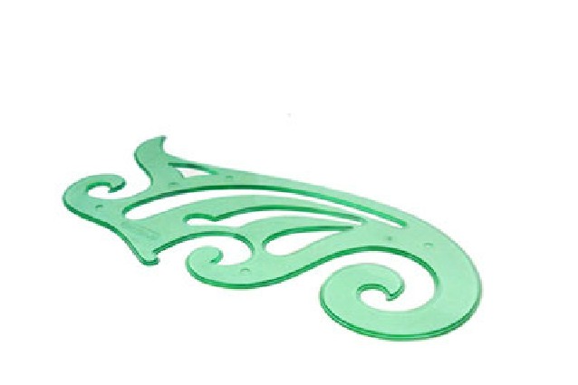 Butterfly curve ruler 25cm curve plate cloud ruler design drawing ruler butterfly drawing board design ruler