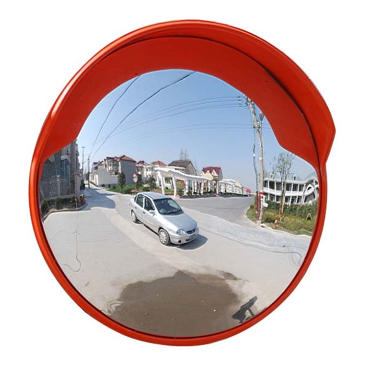 Traffic wide angle mirror 80cm road outdoor wide-angle lens convex spherical mirror corner bending mirror rugged lens anti-theft mirror