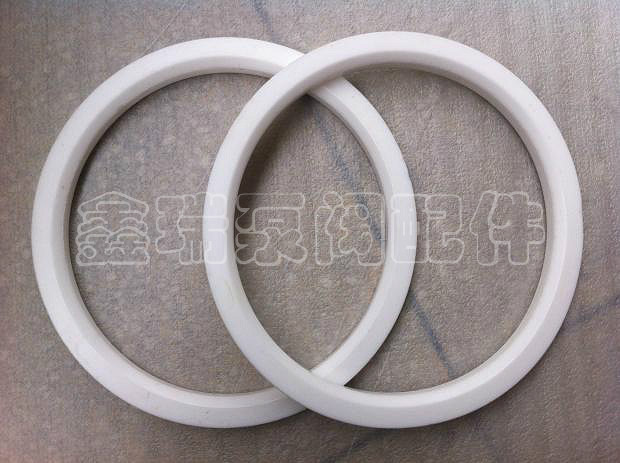 PTFE sealing ring PTFE white ball valve seat Stainless steel ball valve gasket DN125 150 200