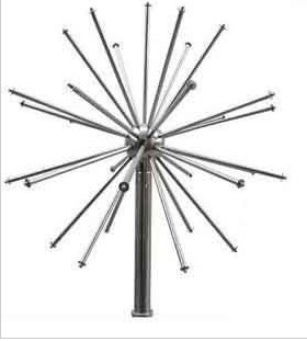 3 inch (DN80) stainless steel crystal ball dandelion nozzle water feature landscape engineering fountain nozzle