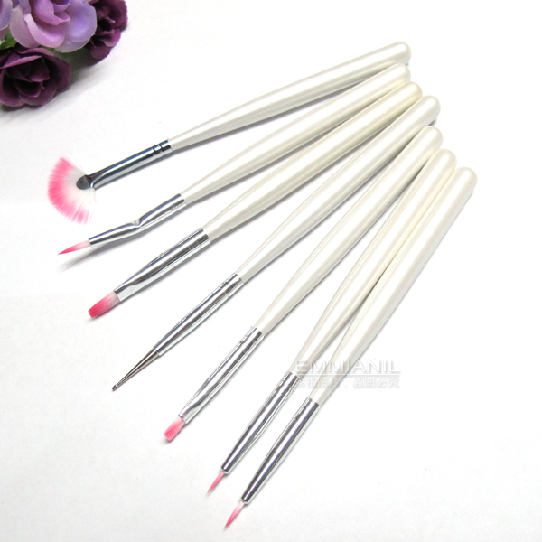 美甲用品  美甲笔7支套装 彩绘/雕花/光疗 美甲工具
