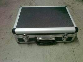 Aluminum alloy toolbox packing box Instrument box size 360 * 260 * 120