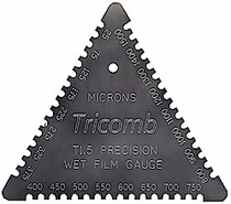 W2001 triangular stainless steel wet film comb (card)