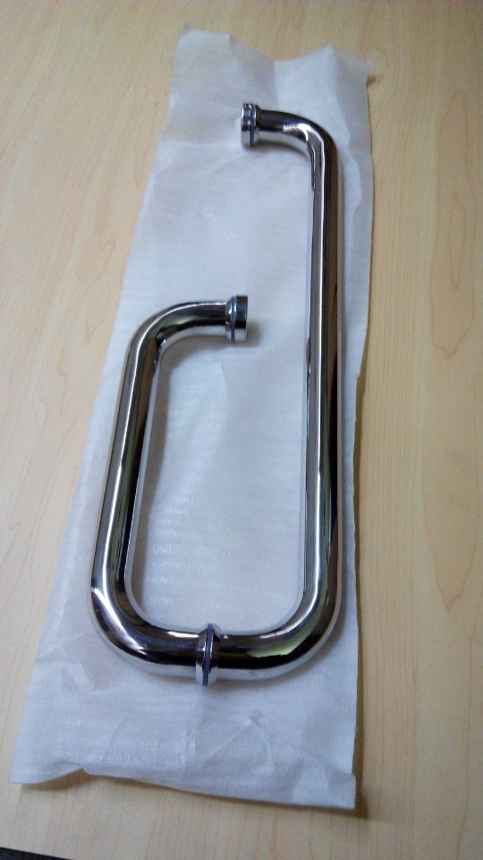 Factory direct sales foot 0 8 thick 25 large 250X450 stainless steel bathroom handle large handle 10 payment