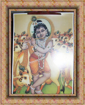 B G Sharma famous painting series: the main Govinda (Govinda) -1