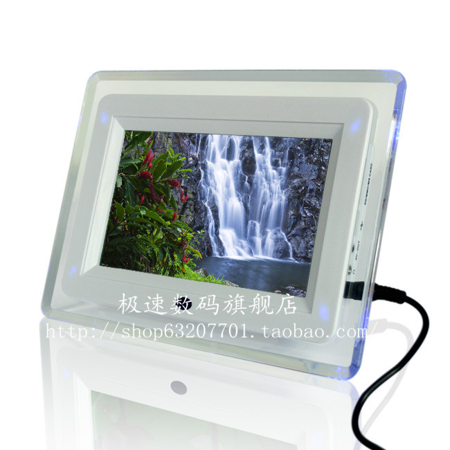 Wholesale price 7 inch digital photo frame AA HD screen Acrylic electronic album gift good