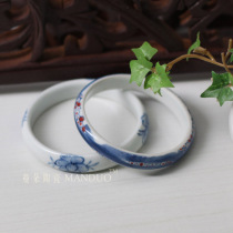 Fashionable and personalized cultural jewelry Avant-garde personalized fashion bracelets Chinese ethnic cultural porcelain bracelets