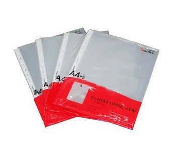 Zixiang EH303A A4 11 hole protective sleeve Document bag Transparent data protective bag 20