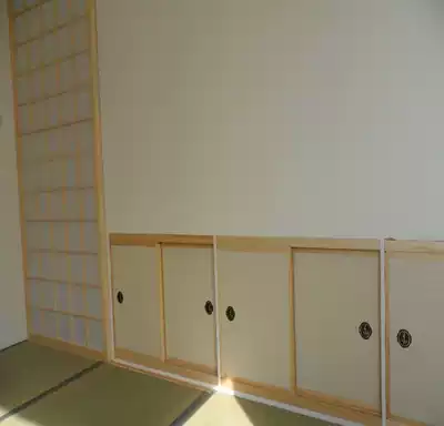 Promotion clothes Integral cabinet sub-door tatami door Japanese room Fosma door bookcase Fosma door wardrobe world with door