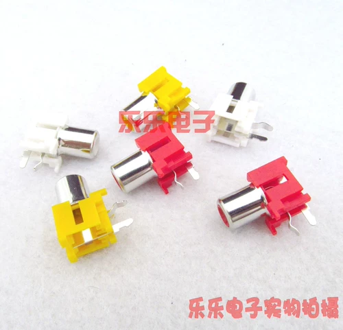 Тип -core Socket 2 Pin/3 Pin AV RCA сиденье сварки сварки сварки Audio Videio Socket Socket Lotus