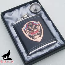 Snow Wolf Lake Thickened-7-cup 304 stainless steel wine bottle portable wine bottle birthday gift fashion gift