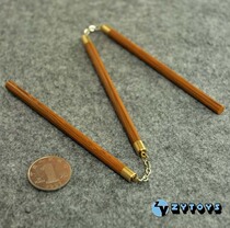 Three tours ZY metal wood grain color 3 knogs three sticks three-section sticks Li Xiaolong Kung Fu Kung Fu Accessories Spot