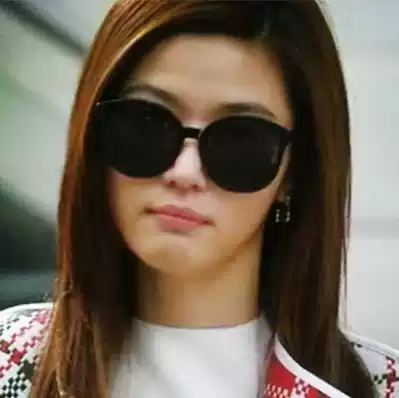 Huaer and teenager Qian Songyi Xu Qing Li Xiang with square face suitable sunglasses female Di Lieba sunglasses