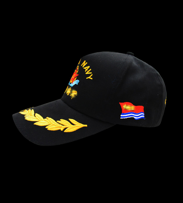 NAVY baseball cap cotton embroidered baseball cap