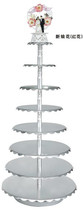 Single-column aluminum alloy cake rack 8-layer eight-layer single-column wedding cake rack baking diameter 6~20